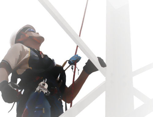 What safety equipment and methods are needed for working at height?